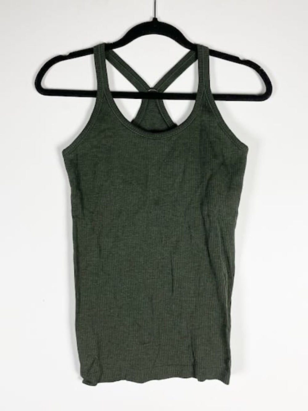 Lululemon Women's Ebb To Street Racerback Athletic Tank Top Rainforest Green 6